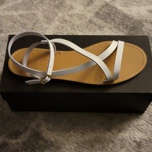J Crew Flat Strappy Sandals